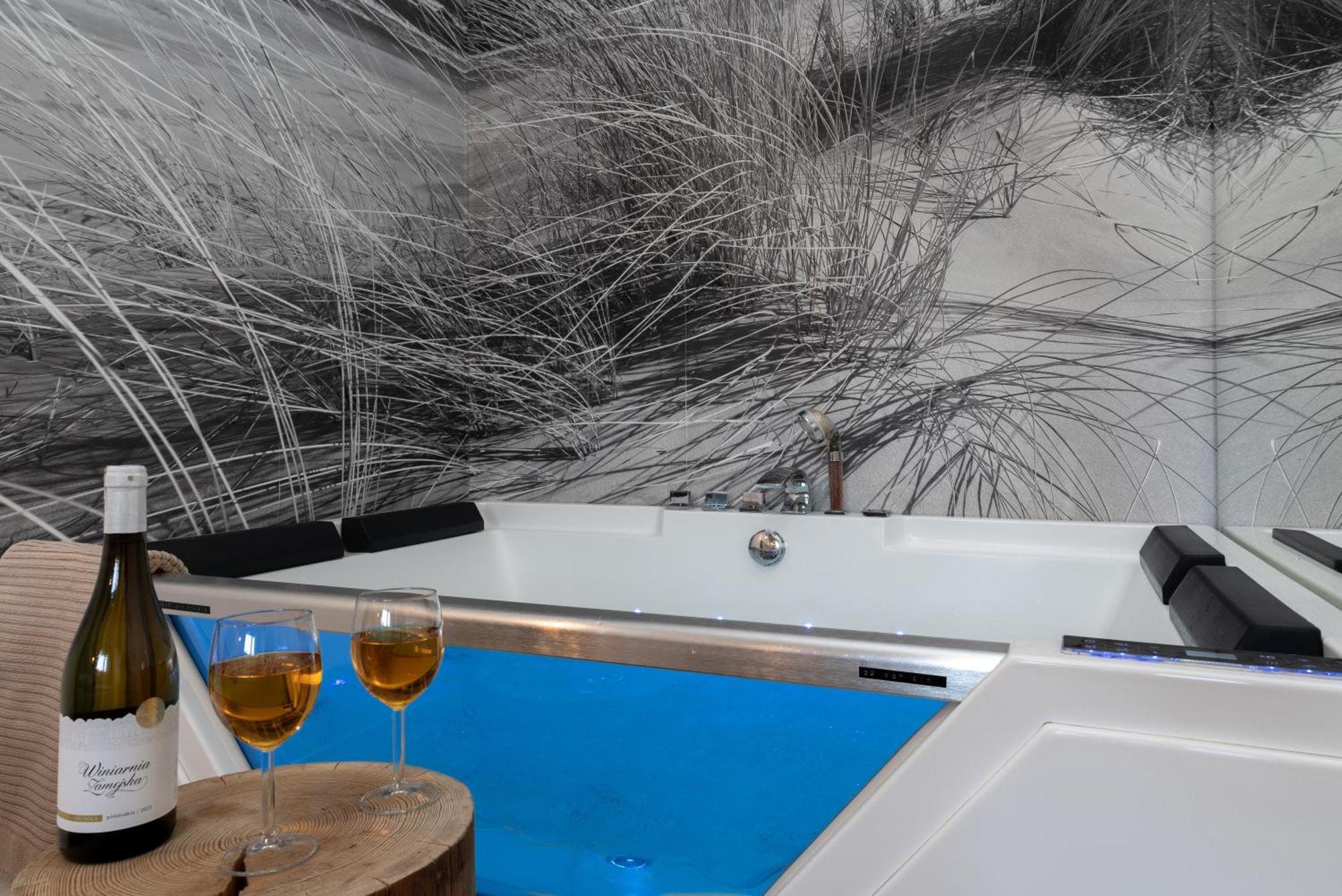 Apartament Z Jacuzzi & Sauna Chillout 科沃布热格 外观 照片